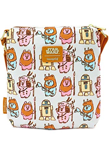 Loungefly x Star Wars Pastel Ewok Allover-Print Nylon Passport Bag, Multicolored, Medium2