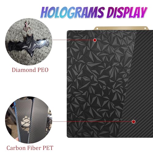 Nssnlur Smooth PEO PET Build Plate für Anycubic Kobra 2/Kobra 2 Neo/Kobra 2 Pro, Federstahl PEO PET Druckplatte 230x230 mm Kobra 2 3D Drucker Plattform – Bild 4