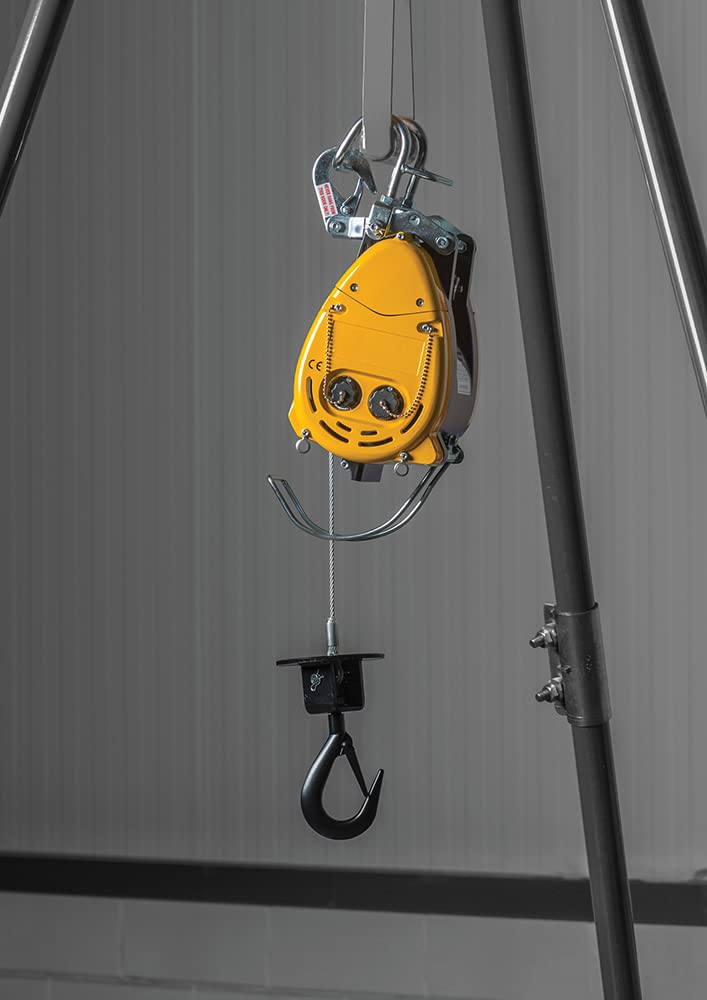 Bauseilwinde Tragfähigkeit 500 kg I Hubhöhe 18 m I Gerüstseilwinde I elektrische Bauseilwinde I Seilzug mit Funkfernbedienung