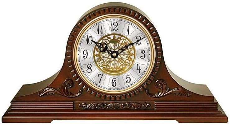 Mantel Table Clock Classic Table Clock European Style Wooden Table Clock Retro Living Room Dining Room Study Table Clock Living Room Home Decor