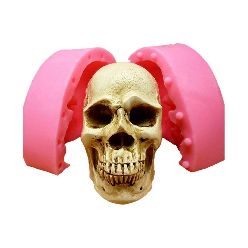 3D skull Silicone Mold 10x8x7.3 cm