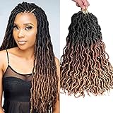 ✅Gypsy Locs Crochet Hair Style: Gypsy Locs Goddess Faux Locs Crochet Hair Raíz africana. Puedes usarlo para fiestas, Halloween, cosplay, uso diario y en cualquier momento para mostrar tu encanto.