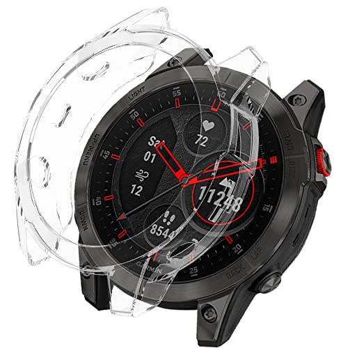 Cover Compatibile con Garmin Epix Gen 2 Morbida Pellicola Protettiva Custodia Resistente Antigraffio Case per Epix Gen 2 Trasparente tpu
