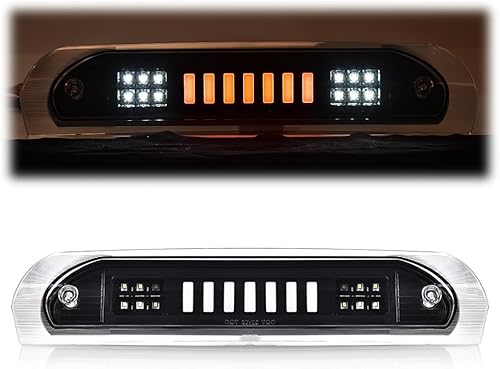 Miniatura 33 de GRAND ORANGE Tercera luz de freno LED compatible con Ford F250 F350 F450 F550 SD 1999-2016 lámpara de carga trasera súper resistente, luz de freno