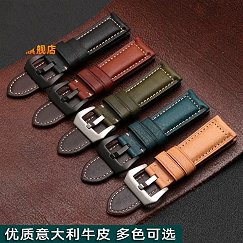 Bracelet montre cuir 26mm robuste compatible Seiko Citizen - 2