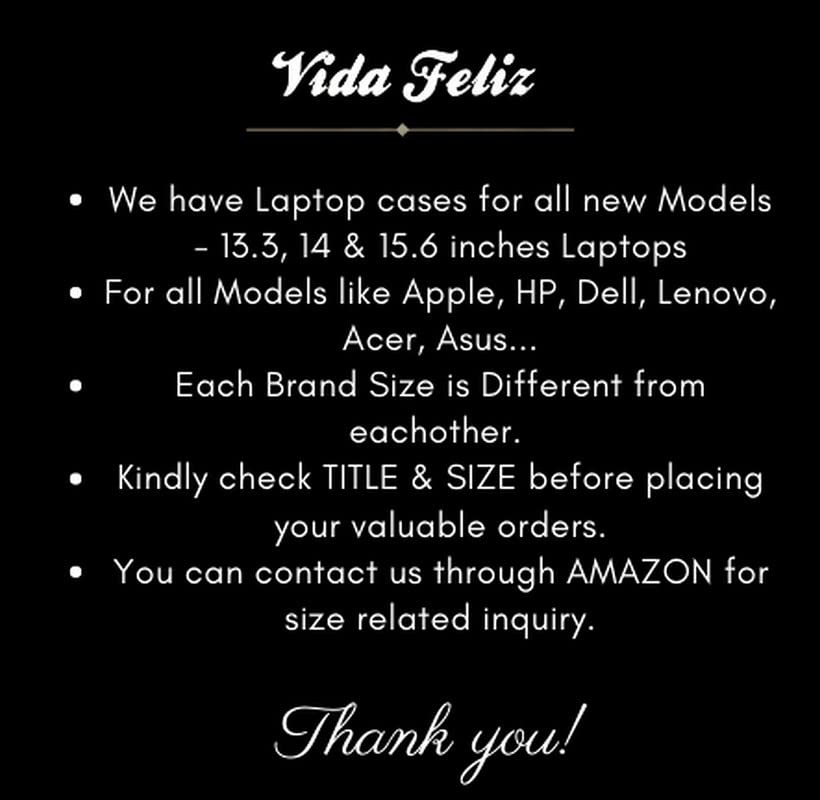 Image of Vida Feliz Original Latitude 7330 PU Leather Laptop Cover for Dell