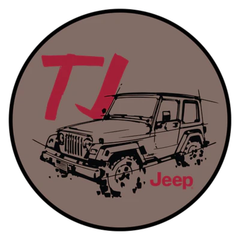 Jeep Sticker TJ autocollant sérigraphié et étanche pour une durabilité extérieure