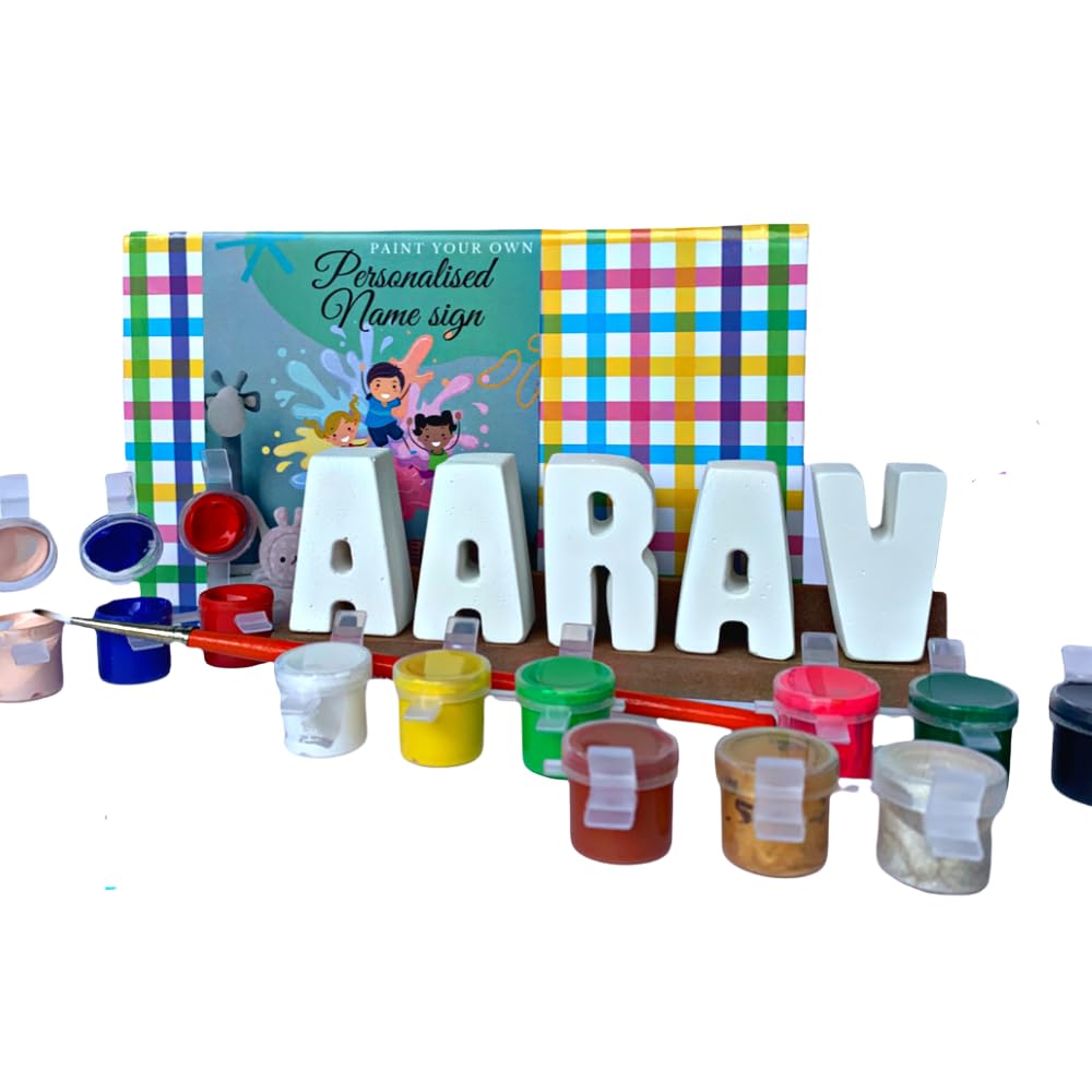 Craftopedia Paint Your Own Personalized - Name Sign | DIY Art and Craft kit for Boys, Girls and Adult | Gift idea for All agr Group (B0BDDD331B) Amazon Price History, Amazon Price Tracker
