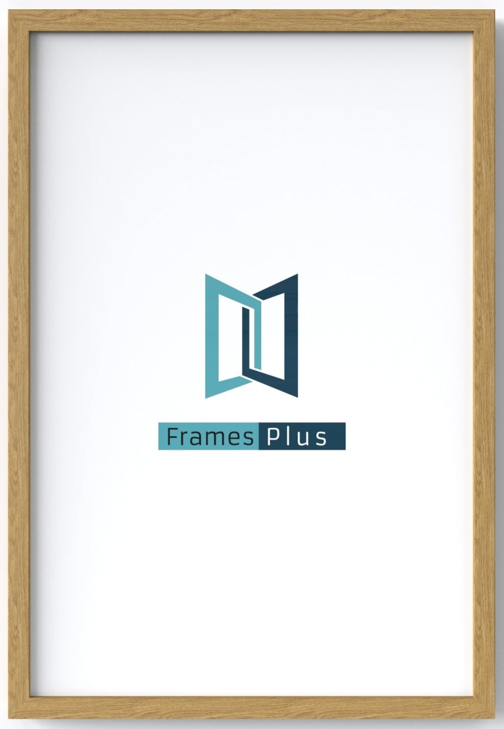 25 x 35cm Picture Frame (250 x 350mm) 30mm Profile, Wall Mounted Shatterproof Styrene Front, Portrait or Landscape Display for Posters Photos Prints Art, Oak