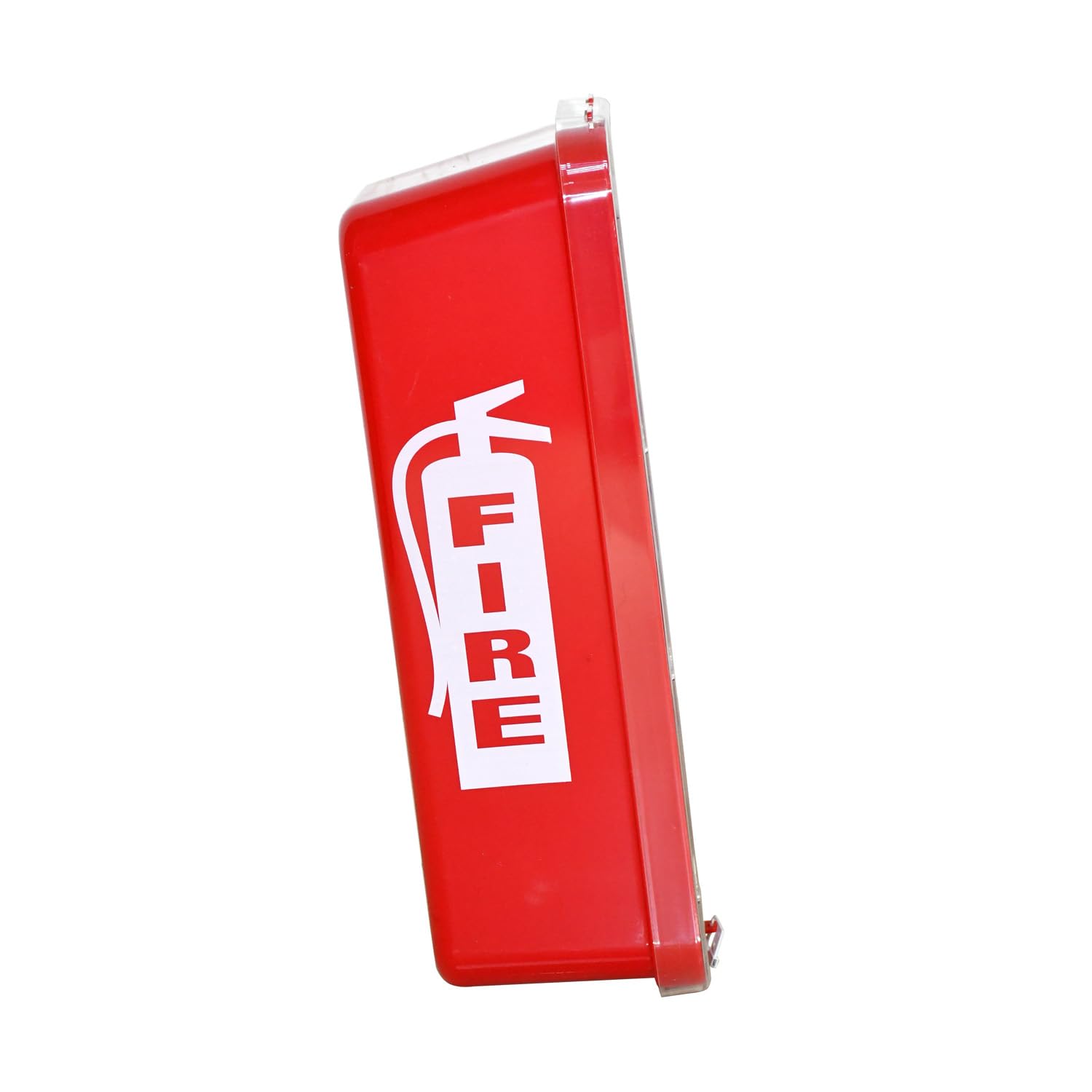 Victory Fire Extinguisher Cabinet Box Plastic Red Cabinet with Cover for 5lb 10lb Extinguisher (for 5LB Fire Extinguisher)