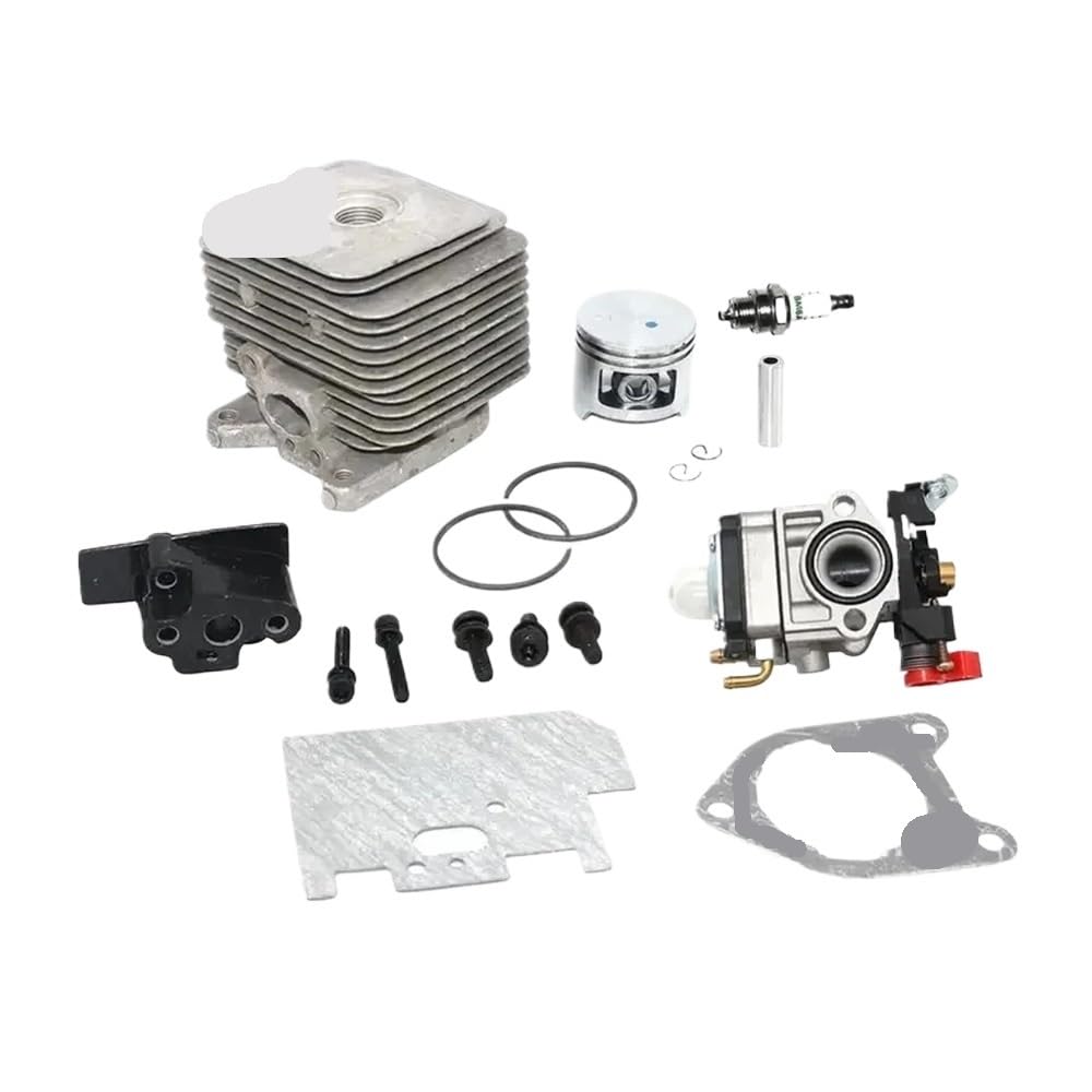 Kit cilindro pistone adatto for decespugliatore, motocoltivatore, soffiatore a zaino da 30 cc