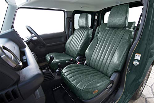 grace(グレイス)シートカバー アンティーク デザインS JB64ジムニー/JB74ジムニーシエラ専用 モスグリーン S090A-AQ-GR