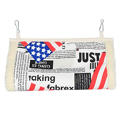 Pluche vogelnest voor papegaaien, warm, voor de winter, voor kleine en middelgrote papegaaien, golfpitten, zittafels… - Afbeelding 8