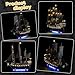 Kyglaring LED Light Kit Compatible with Lego Captain Jack Sparrow's Pirate Ship 10365 Building Blocks, Upgraded Original Movie Sound, Lighting Accessories for Lego Black Pearl Model Set, Lights Only