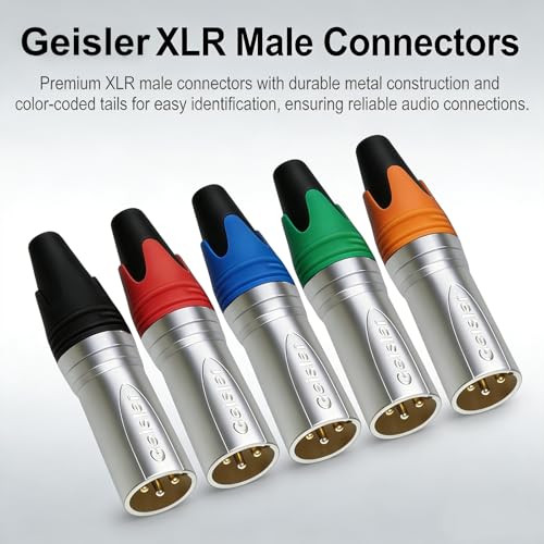 RIVIERA Conector XLR 3 Pines Macho y Hembra Pack 10 miniatura 6