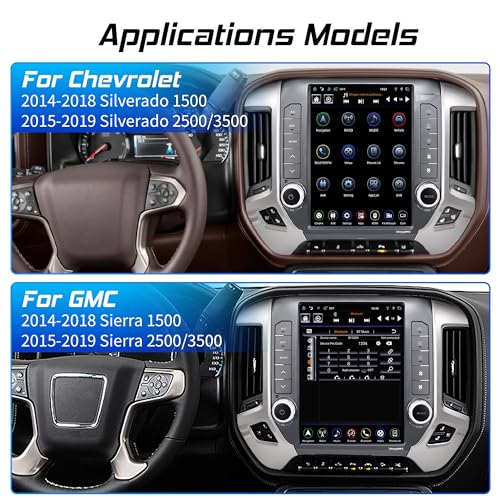 Radio Carro Android LINKSWELL 12.1" para Silverado & Sierra miniatura 3
