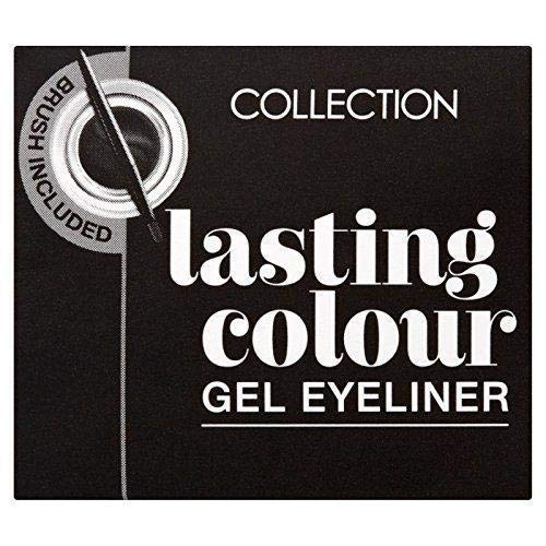 Collection Cosmetics Colour Gel Eyeliner, 12-Hour Wear with Angled Brush Included, 4g, Black - Image 3