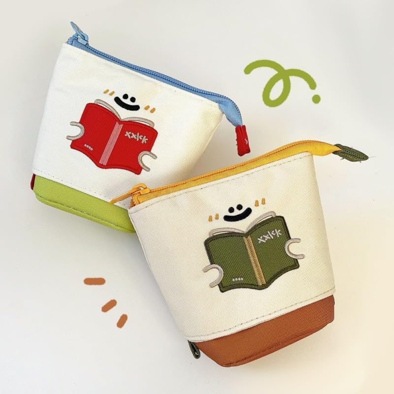 Miniatura 4 de Xxkk - Bolsa plegable para bolígrafos, organizador de artículos de papelería para herramientas de escritura, soporte de papelería, soporte de