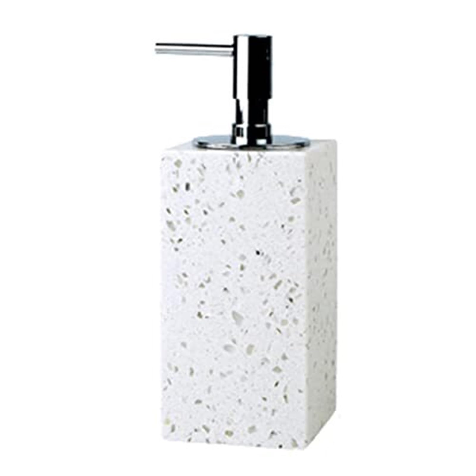 piatto Marble Soap Dispenser Square Or Round, Suitable For Bathroom And Hotel Accessori per il bagno(Circle)
