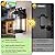 BesLowe 2-Pack Modern Outdoor Wall Lights with 2 LED Bulbs, 15’’ Exterior Lighting Fixtures Wall Mount with Water Ripple Glass, Black Porch Lights Outdoor Wall Sconces, Outside Lights for House Garage