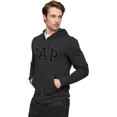 GAP Men's Logo Heritage Hoodie Hooded Full Zip Sweatshirt