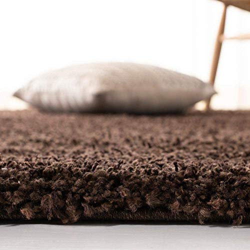 Image of Handwoven Microfibre 3D Rug for Living Room (Coffee Color, 8 X 8 Feet (Square), Microfibre)