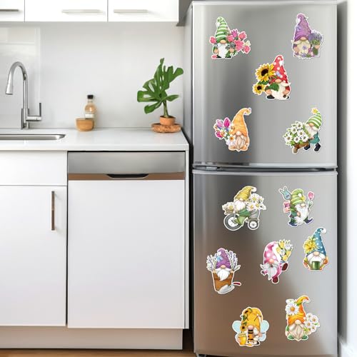 Imanes decorativos para refrigerador Whaline 12 piezas miniatura 5