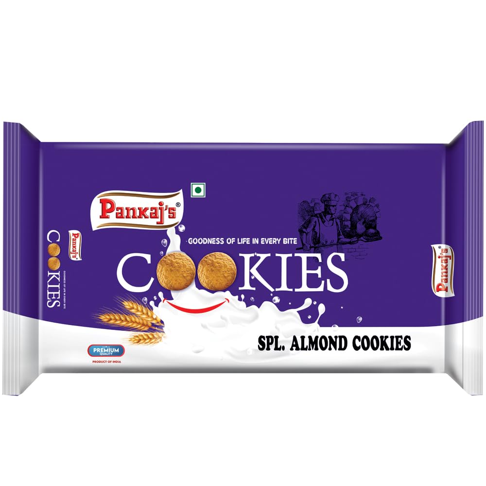 Pankaj'S Special Almond Cookies 300Grm : Amazon.in: Grocery