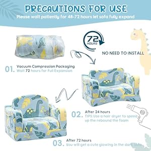 Comfytoddlercouchandchairforkidswithblanket2in1softplushfoldoutkidssofachairsforgirlsandboysconvertiblesofatoloungerforplayroomglowingdinosaur Urban Country Home Decor Comfy toddler couch and chair for kids with blanket 2 in 1 soft plush fold out kids sofa chairs for girls and boys convertible sofa to lounger for playroom glowing dinosaur urban country home decor