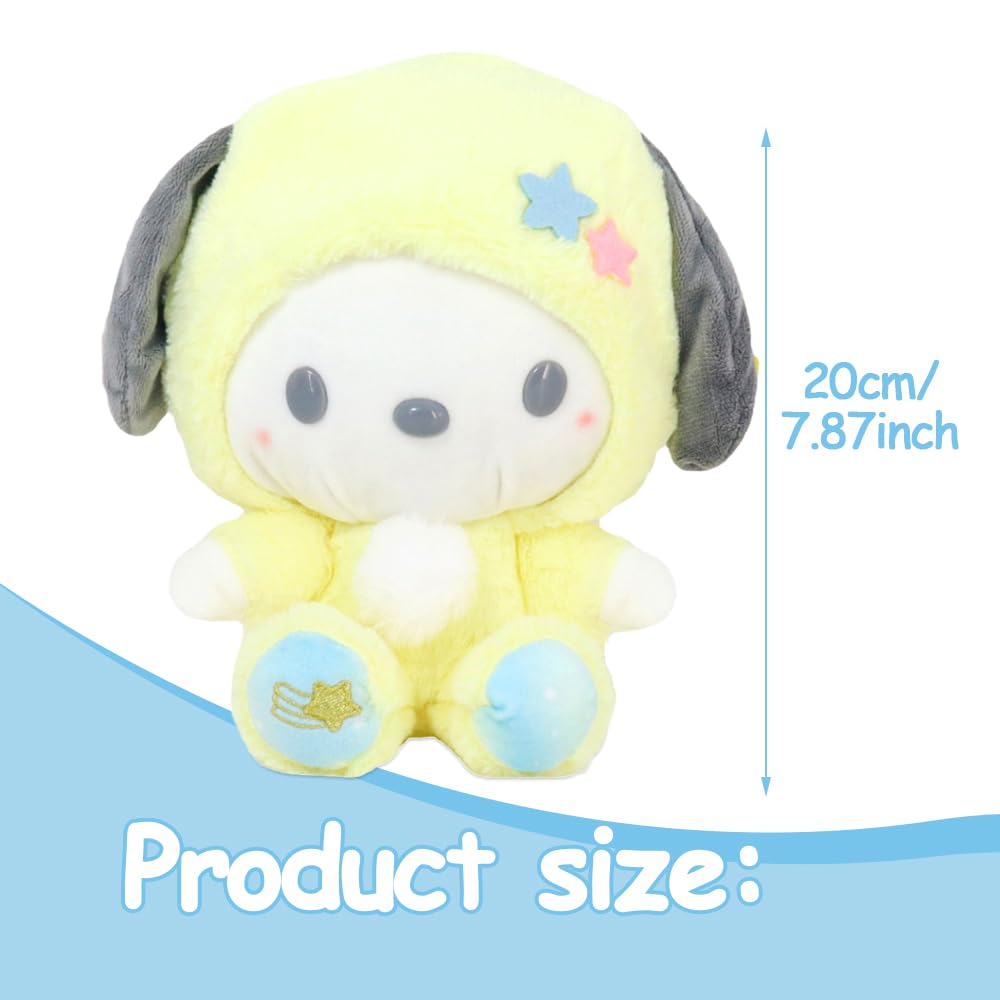 Pocchacco Morbido Peluche Bambola di Peluche Anime Peluche Doll Peluche Bambola di Peluche Carino Bambola di Peluche Come Regalo Meraviglioso per la Famiglia e i Bambini 20 CM