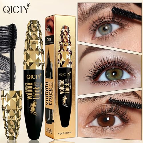 Image of Volumizing Mascara Long-Lasting, Waterproof, Curling & Separating Formula for Dramatic, Natural-Looking Lashes Black
