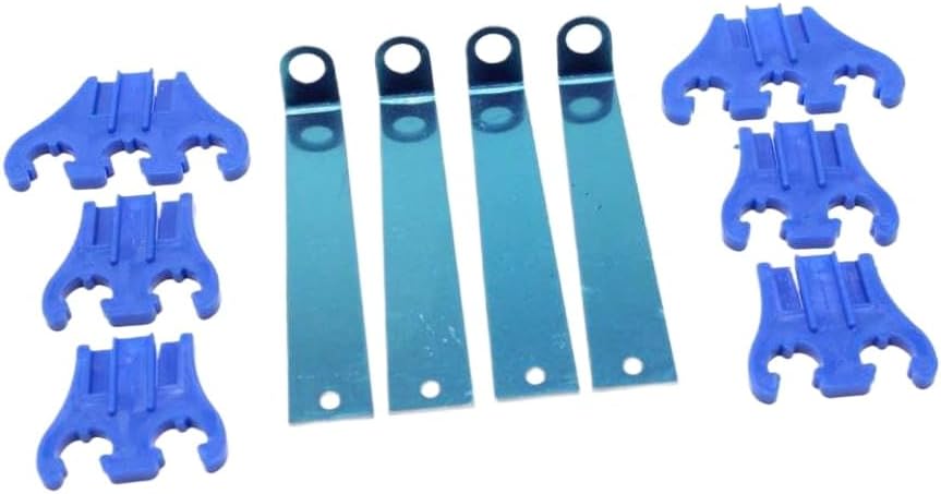 Ignition Wire Loom Kit 4 Pieces With 7 Mm 8 Mm 9 Mm Separators Compatible With Automotive And Power(Blue)