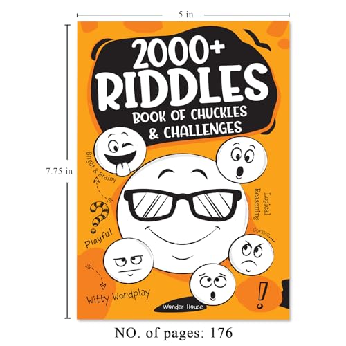 Image of 2000+ Riddles Book of Chuckles & Challenges