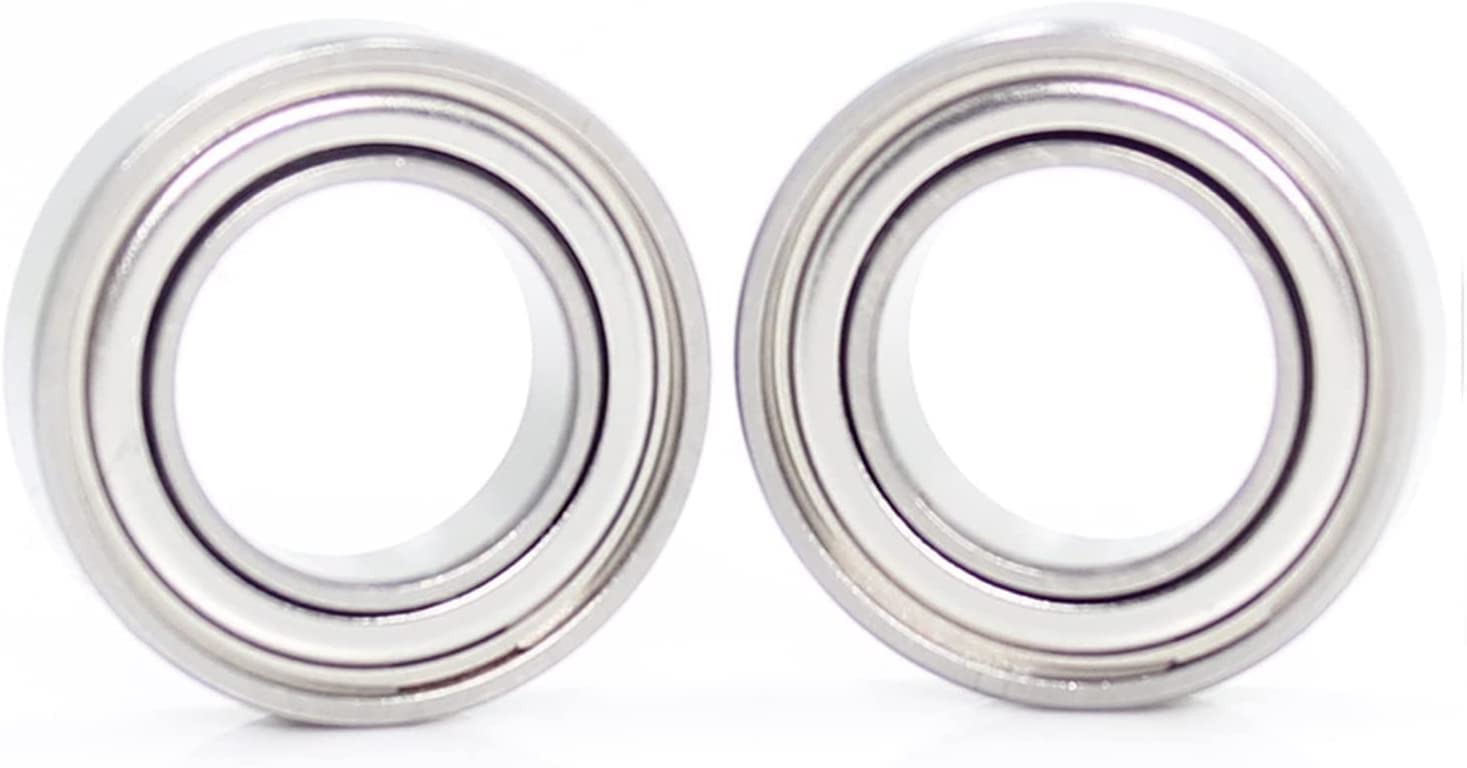 JGNAYRKJQI 2Pcs S6701ZZ CB Thin Section Steel Bearing 12x18x4mm ABEC-7 for RC Fishing Reels Hybrid Ceramic Bearings 6701ZZ