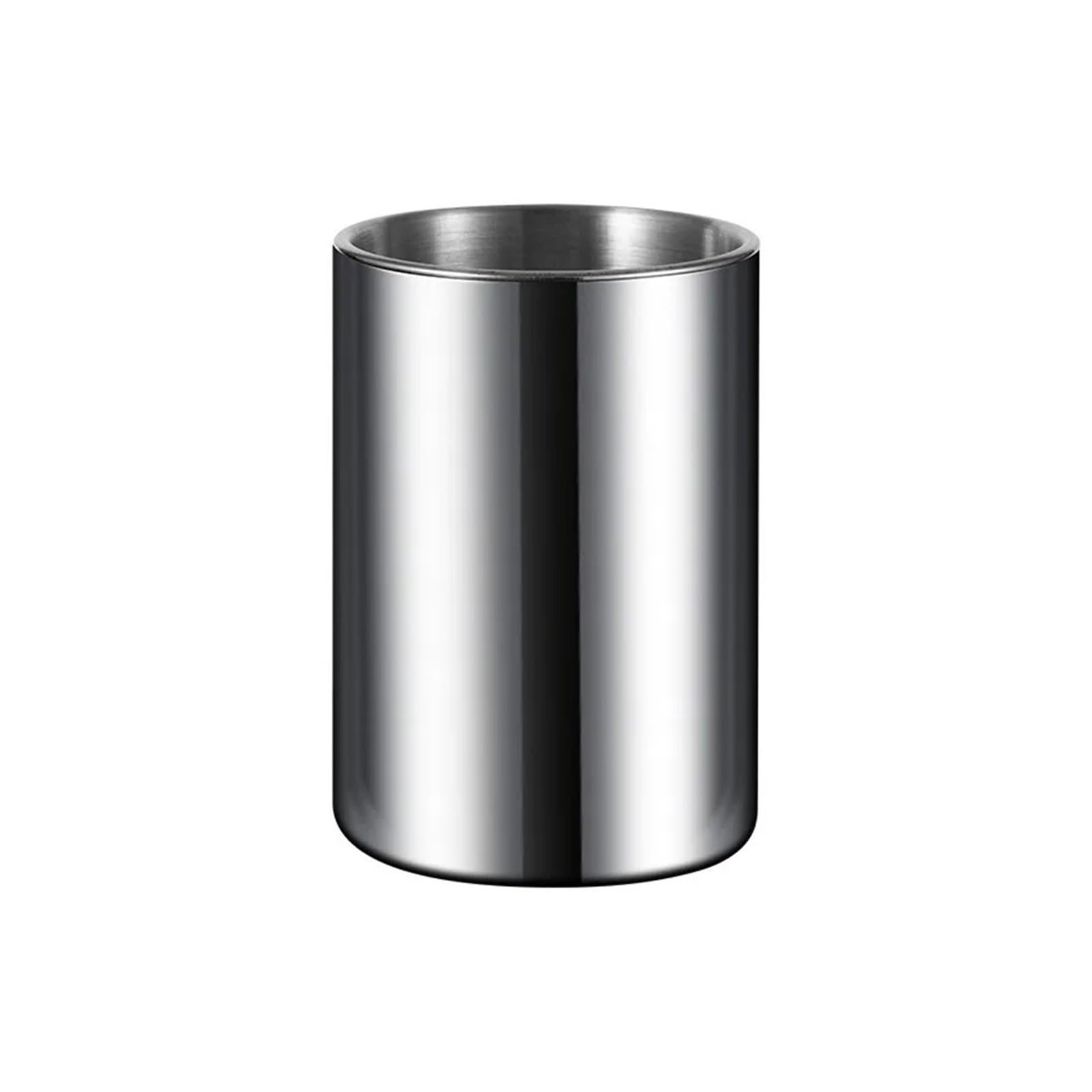 ashtray， Ashtray for Portable Tabletop Ash Tray Household Stainless Steel Funnel Proof Office Car(Silver)
