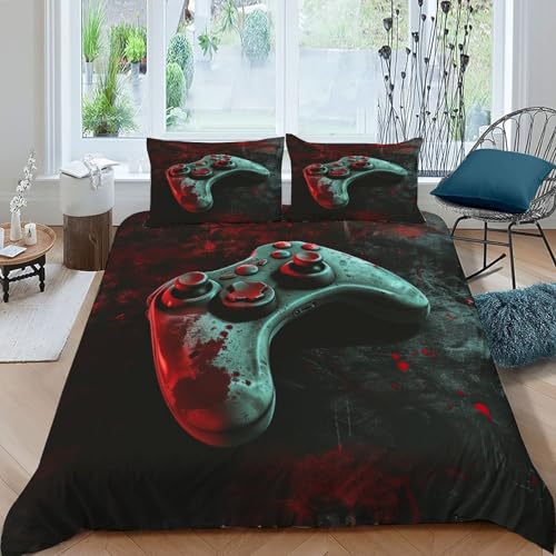 Housse de couette Monster Truck抗皱易洗汽车单人被套135x200带拉链 - 3