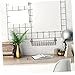 KOMBIUDA 2pcs Wire Wall Grid Panel Baskets Storage Bins Iron Material Grid Wall Basket Garage Organization