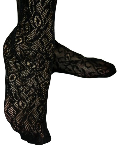 Image of ToBeInStyle Women's Sexy Nylon Versatile Fine Fishnet Thigh High Stockings w /Opaque Band