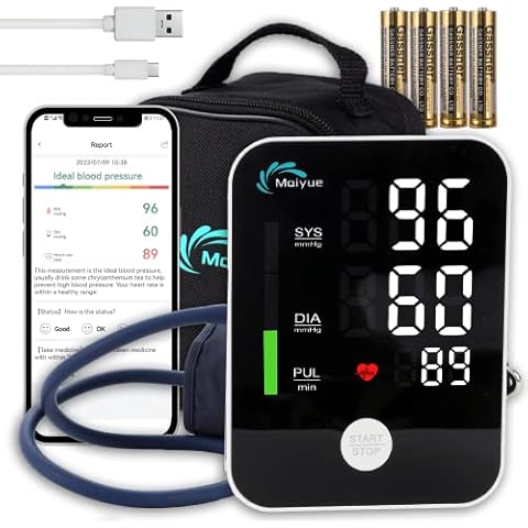 Medidor de Presión Arterial MAIYUE con Bluetooth para Smartphone Cover