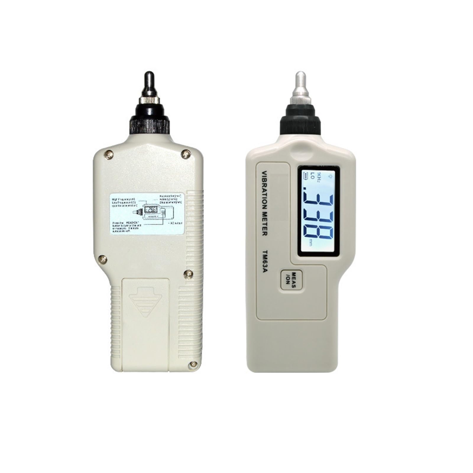 Vibration Meter, Portable Handheld Vibroscope With Digital