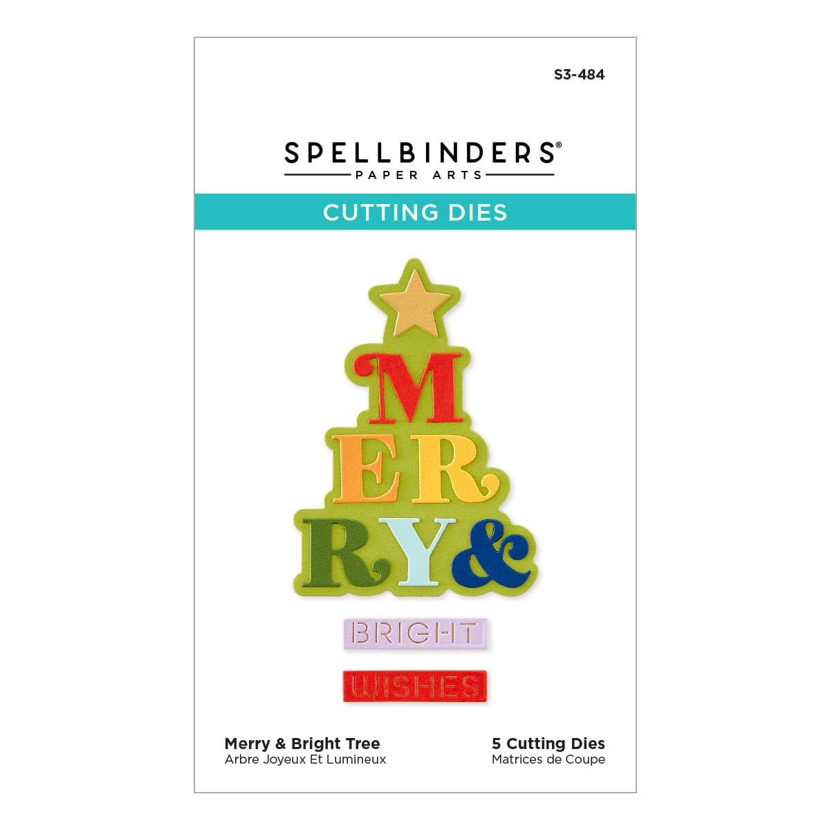 Spellbinders Metal Merry & Bright Etched Dies From The Merry & Bright Collection