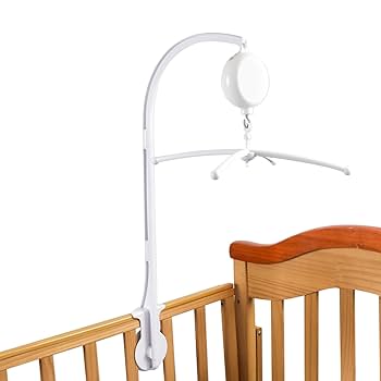 ドローイング『Baby Mobile』 Amazon.com : Baby Mobile Rotary Music Box Imitation Wood