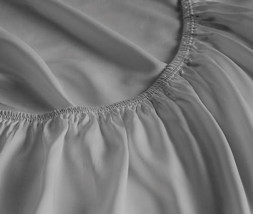 Miniatura 5 de Sábanas tamaño matrimonial XL, sábanas de dormitorio matrimonial XL, sábanas extralargas 100% microfibra, juego de ropa de cama matrimonial XL de 4