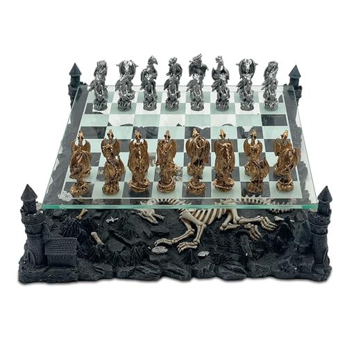 Juego de Ajedrez 3D Dragón 15" para 2 jugadores miniatura 1