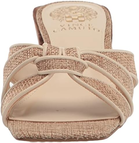 Vince Camuto Women's Selarin Block Heel Sandals Heeled, Natural Multi, 8.5 | Image 1