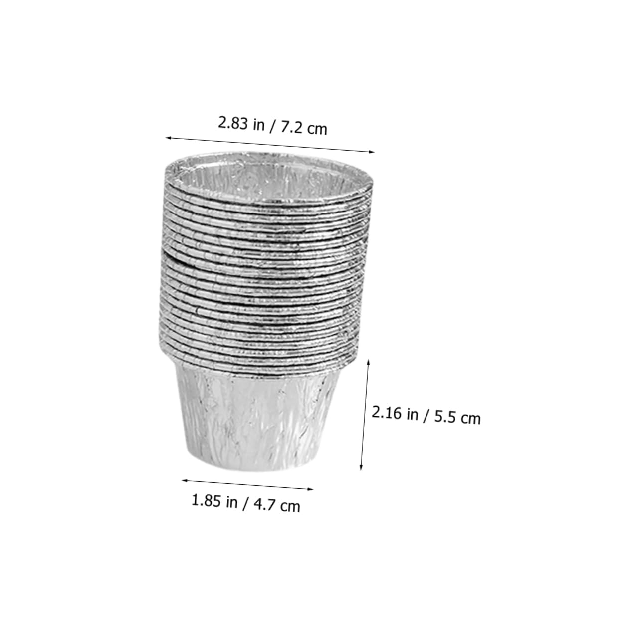 Unomor Egg Tart Molds Aluminum Foil Tart Pan Molds Egg Cake Pan Tartlet Baking Tools