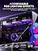AsiaHorse WK-A360 ARGB All-in-One AIO CPU Liquid Cooler, Wandering Knight 360mm Water Cooling System with Dual High-Performance Pump and 3×120mm PWM Fans, Compatible with Intel & AMD CPUs (Black)