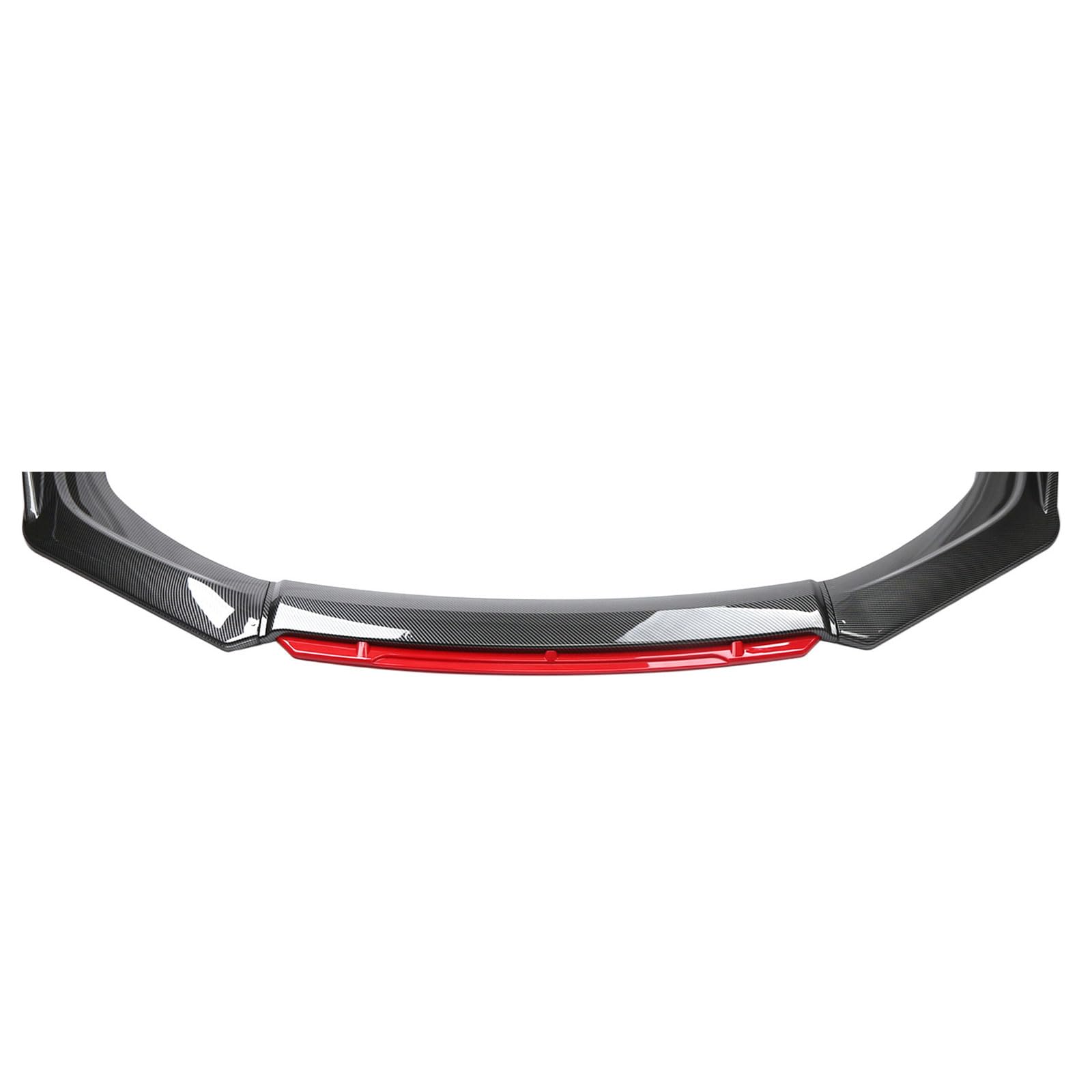 Car Front Spoilers Lip for Kia Sonet 2020 2021 2022 2023 2024, Auto Front Spoiler Diffuser Modification Front Shovel Decoration,Red