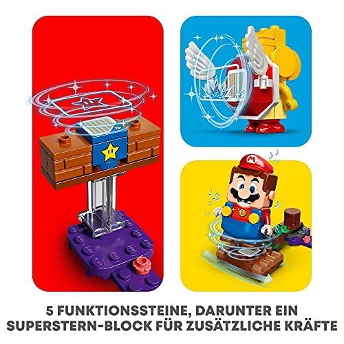 LEGO 71383 Super Mario Wigglers Giftsumpf–Erweiterungsset, modulares Spielset zum Sammeln mit Gumba und Koopa Paratroopa – Bild 6