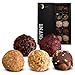 BY NAHNI Foodballs &ndash; 10 x handgemachte Energy Balls aus 100% nat&uuml;rlichen Zutaten (GOLD EDITION) | Vegan, ohne Zuckerzusatz, proteinreich & ballaststoffreich | Gesunder Snack & Power-Riegel-Alternative